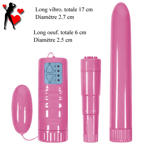 Le coffret plaisir total vibro vagin et anal stimulateur clito
