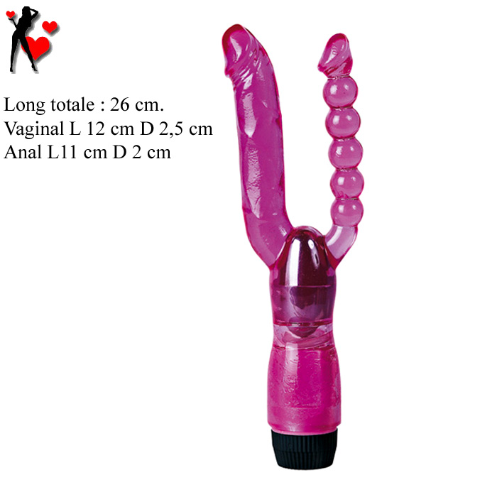 Xcel double penetration vibrating sextoys pntration anal et vaginal