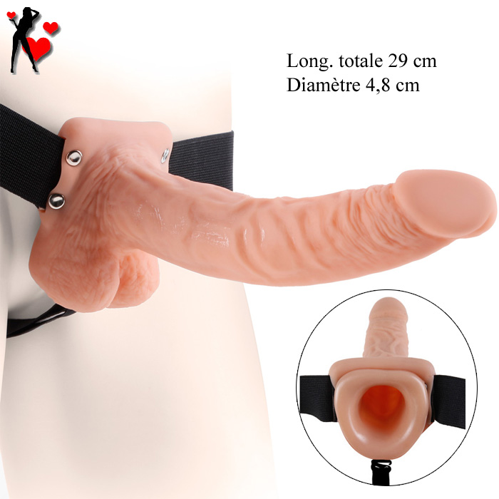 Gaine pnis hercule gros sexe en rection sur harnais prothese sextoys agrandissement penis