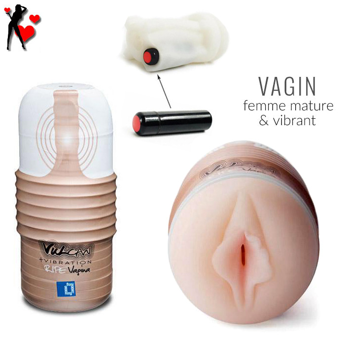 Masturbateur vulcan ripe vagin vibrant sensation coit vaginal