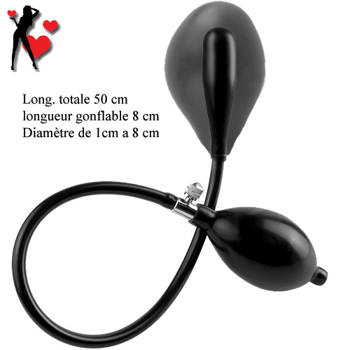 Plug gonflable silicone plaisir anal 