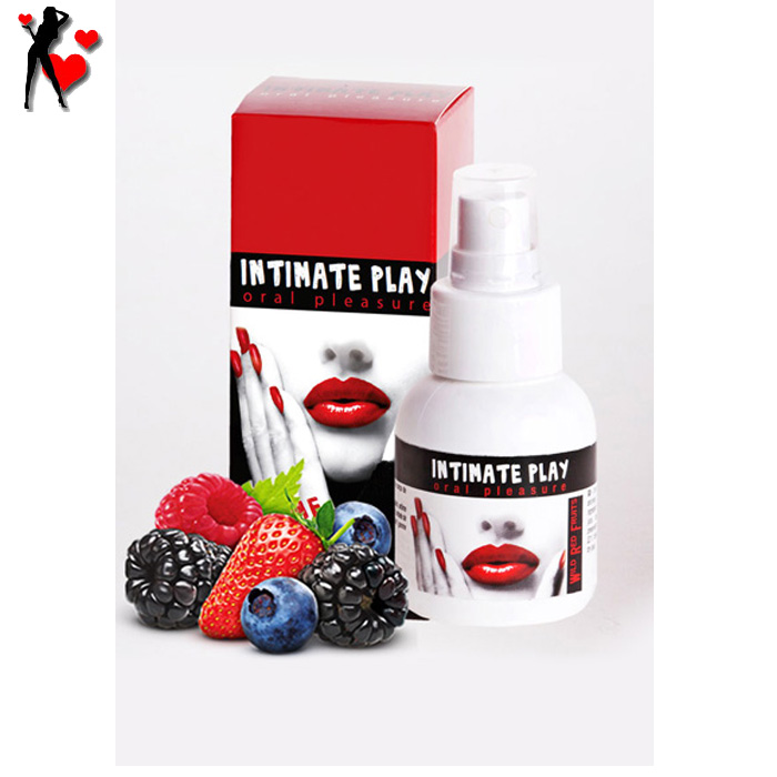 Spay stimulant mangeable fruit rouge spcial caresse buccale