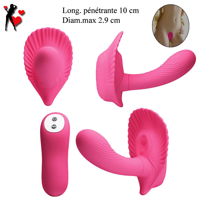 Stimulateur clitoris vagin et point G vibrant a distance